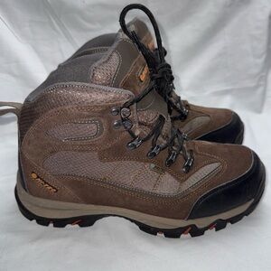 Hi-Tec Men's Skamania Mid Waterproof Hiking Boots Dk.Brown WIDE size 9